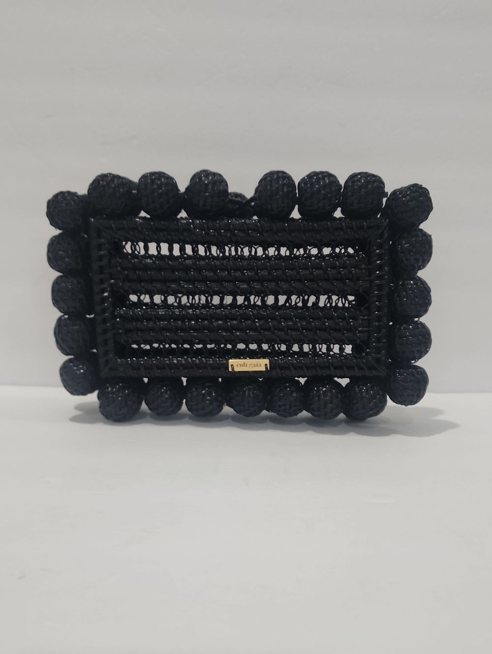 Cult Gaia Eos Rattan Clutch
